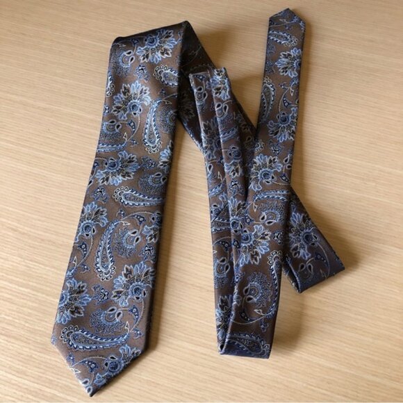 💕2/$30 💕Alfred Sung 100% Silk Paisley Pattern Tie NWOT - Picture 1 of 4
